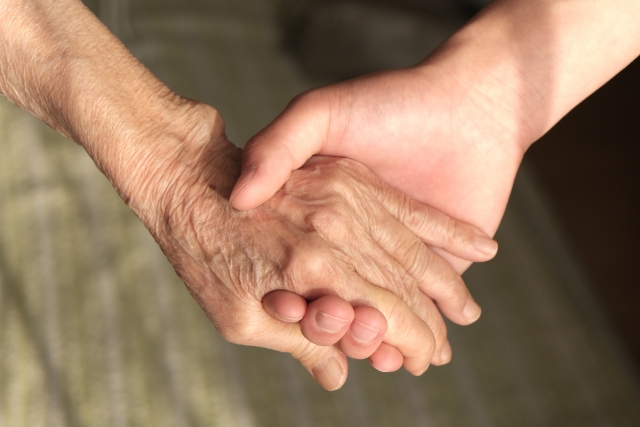 Caring hands — an ITN caregiver beginning service with a new client